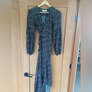 Christy Dawn Small Bergen Dress Black Cosmos Floral